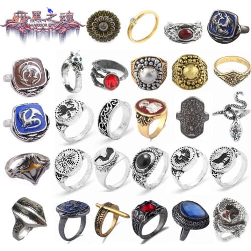 SG Hot Sale Dark Souls Rings Young Dragon Ring Game Finger Ring For Men Women Fans Souvenir Gift Dropshipping Jewelry