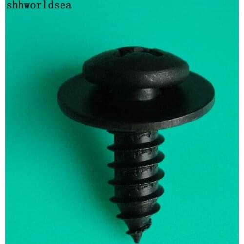 Shhworldsea Zinc Black Cross Recessed Round Head Tapping Screw Fastener Clip