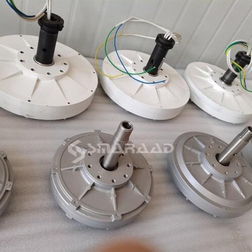 3KW 5KW 100 150RPM 96/220/380VDC Vertical Wind Turbine Permanent Magnet Alternator Coreless Maglev DIY Generator