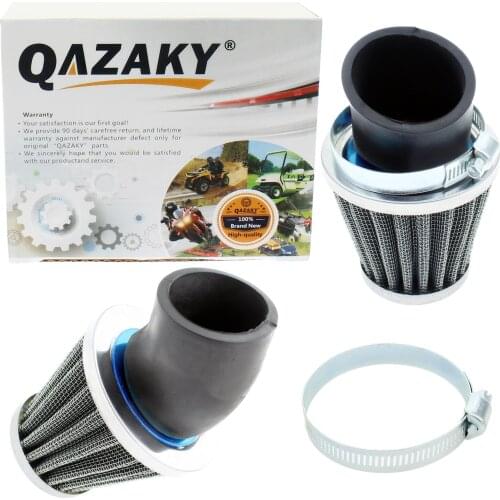 2Pcs 35mm Air Filter 50cc 70cc 90cc 110cc 125cc 2-stroke 4-stroke Motorcycle ATV Quad Scooter Go Kart Moped Pit Pocket Mini Bike