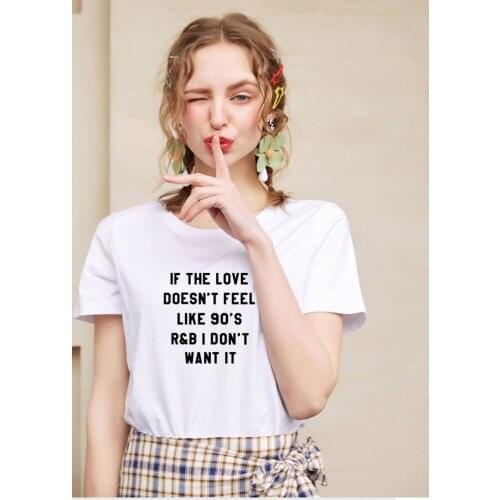 If The Love Short Sleeve Cotton Tshirt Women Top O-neck Funny T Shirt Women Casual T Shirt Women Funny Tee Shirt Femme