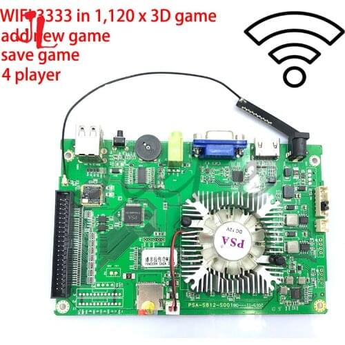 2020 pandora SAGA WIFI add the new game and save game 3333 in 1 with 120 x 3D GAME support 4 players pandora 3D Board HDMI VGA