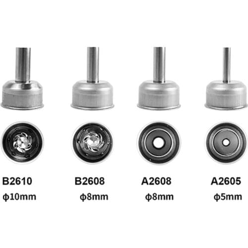 4Pcs/lot Original ATTEN Nozzle For ATTEN St-862D Hot Air Gun B2610 B2608 A2608 A2605 Nozzle