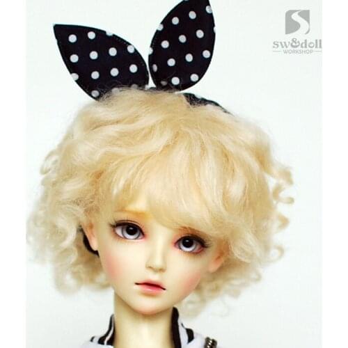 1/3 1/4 1/6 1/12 scale BJD wig accessories Short curls for BJD/SD doll.Not included doll,clothes,shoes,and other C1033