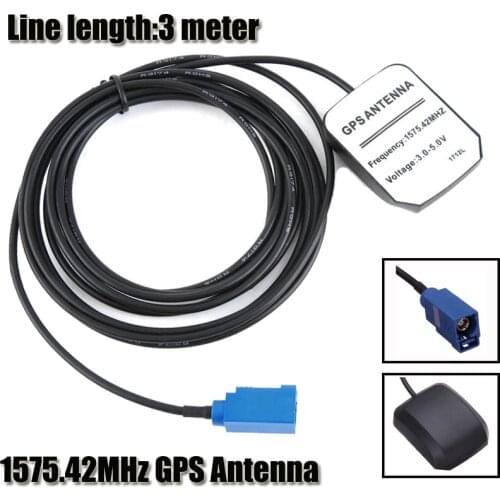 1Pc GPS Antenna Fakra MFD2 RNS2 RNS 510 MFD3 RNS-E For VW Skoda For Benz For Audi Car GPS Position Locate Receiver & Antenna