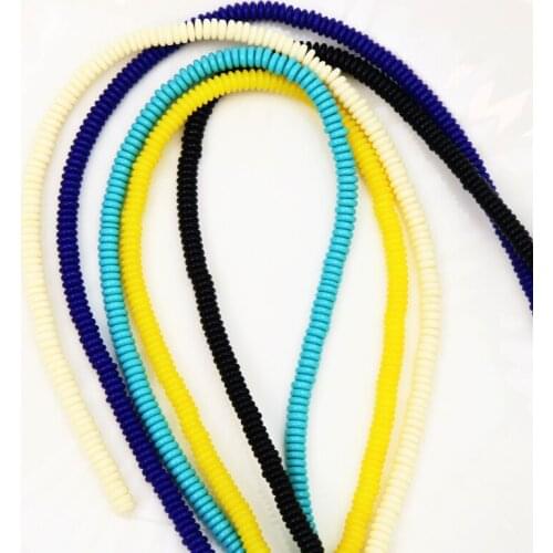 10 Strand Flat beads Chain Fashion Beaded chain For Jewelry making necklace Accessories Fashion Jewelry Beaded