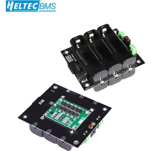 Power Bank case 12V Battery Holder 21700 Storage Box Balance Circuits 40A 80A BMS PCB 3S Power Wall 21700 battery pack DIY Ebike