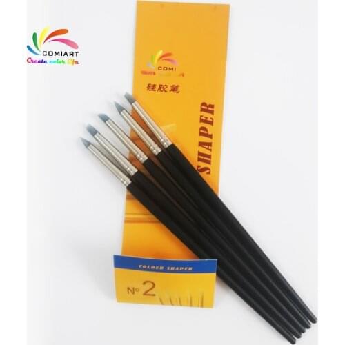 Polymer Clay Tool Color Shapers Pottery Sculpting Modeling Clay Tools Silicon Painting Brush Craft Paint Brushes Color Shaper