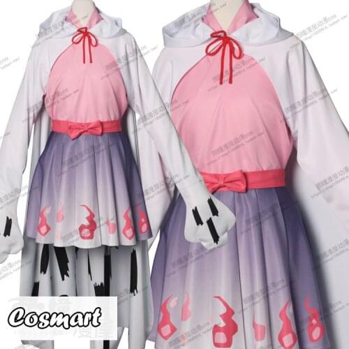 Anime Demon Slayer Kimetsu no Yaiba Tsuyuri Kanawo Hallowmas Cosplay Costume Uniform Dress New 2020