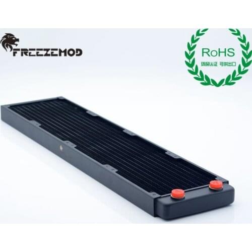 FREEZEMOD computer pc water cooler 480mm copper radiator for cpu heak sink 12cm fan G1/4 ROHS certification. TSRP-BP480