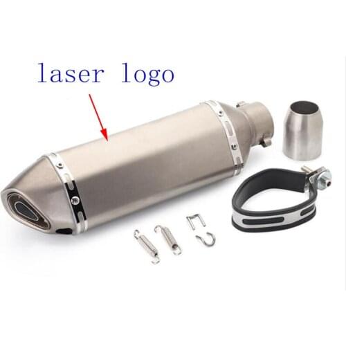 Motercross 51mm Motorcycle Exhaust Modify Motocross Exhaust Muffler For FZ6 CBR250 CB600 MT07 Z800 Z900 ATV Dirt Pit Bike