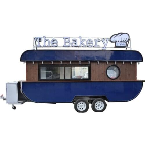 4.2m New Arrival Outdoor Mobile Food Trailer Street Mobile Food Cart China Factory Mobile Food Truck For Sale