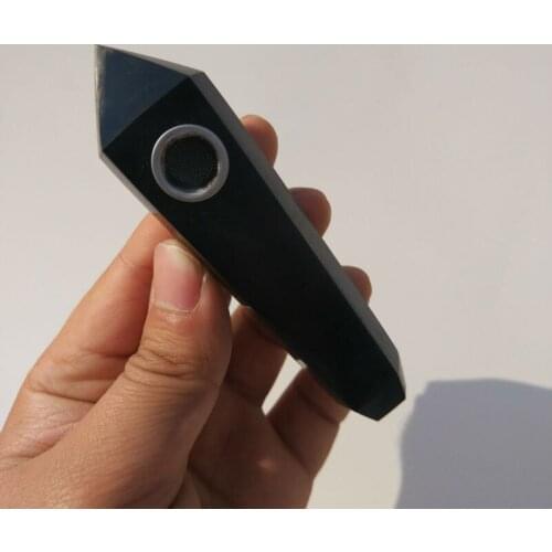 Wholesale Natural Quartz obsidian crystal smoking pipe portable Mini tobacco Free smoking pipe