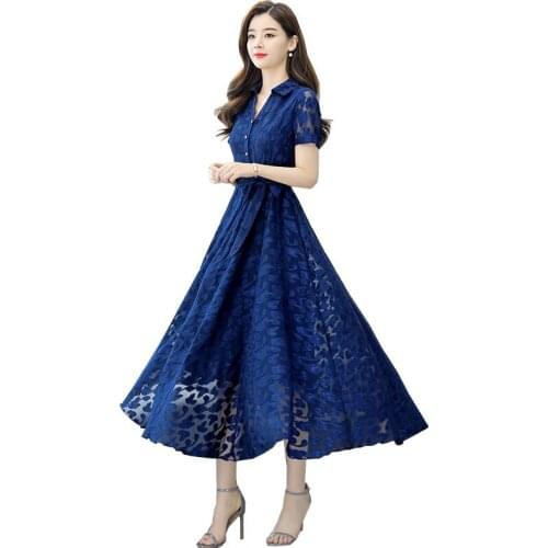 Dress Summer Woman Korean Loose Plus Size Dress Women Chiffon Solid Color Short Sleeves Dress Casual Ladies Dressss Vestidos