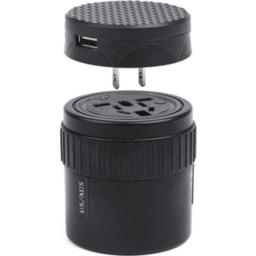 USB converter socket, universal conversion plug, multi-in-one travel socket, global conversion plug rotation makes the plug pop