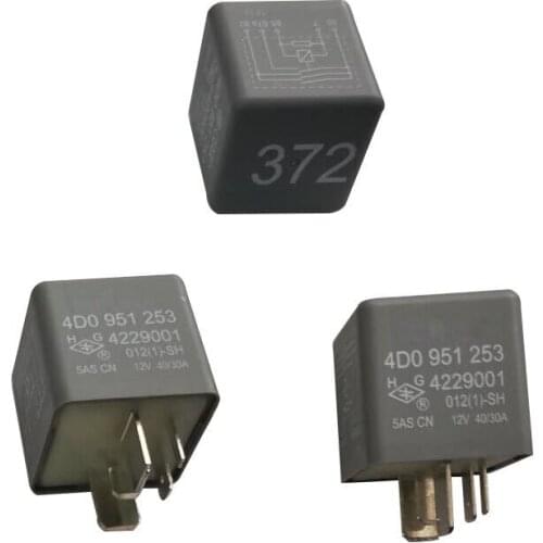 Fuel pump relay NO.372 Fit for VW Passat PA PASSAT/VARIANT/SANTANA Audi RS6 AUDI RS6 QU. V8 AUDI V8 OE:4D0951253 8A0951253B