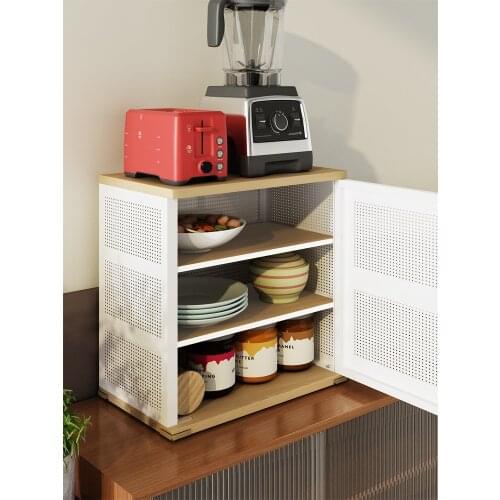 Ventilate Insect Prevention Four Sides Gridding Cupboard Concise Household Kitchen Cabinet Desktop Dish Drainer Board Storage