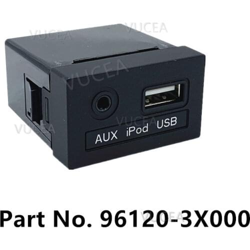 For Hyundai Elantra MD 20112012 2013 2014 2015 USB Reader iPod AUX Port Adapter Assy 0EM 96120-3X0004X 961203X0504X 961203X000