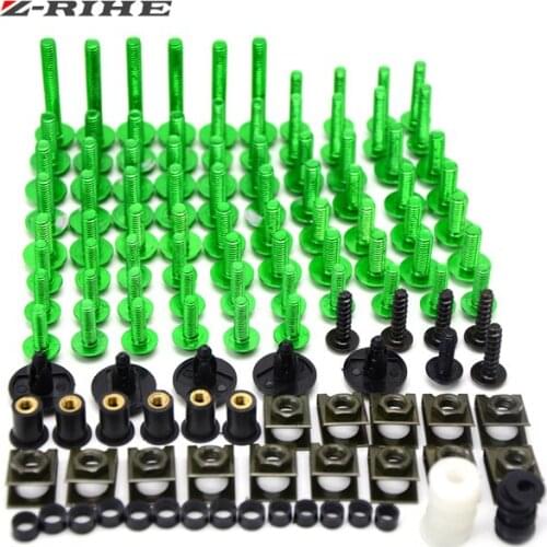 Universa motorcycle fairing screw bolt windscreen screw FOR KAWASAKI NINJA250 EX250 NINJA300 NINJA400 NINJA650 ZX-6R ZX-10R ZX