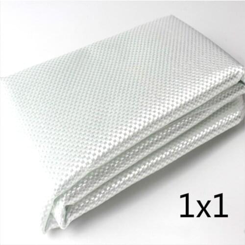 1pcs Glass fiber Tear Resistant Woven Fiberglass Fabric Cut-resistant Reinforce Cloth 1m*1m