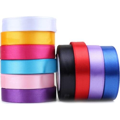 25 Yards/roll Silk Satin Ribbons Gift Wrapping Decoration Christmas Ribbons DIY Handmade Supplies Ribbon 0.6/1/1.5/2/2.5/3/4/5cm