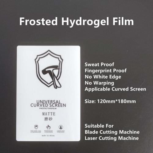 50pcs 8-Inch Matte Hydrogel Film LCD Screen Protector For Blade Cutting Machine Universal Film For All Mobile Phone Curved Fit