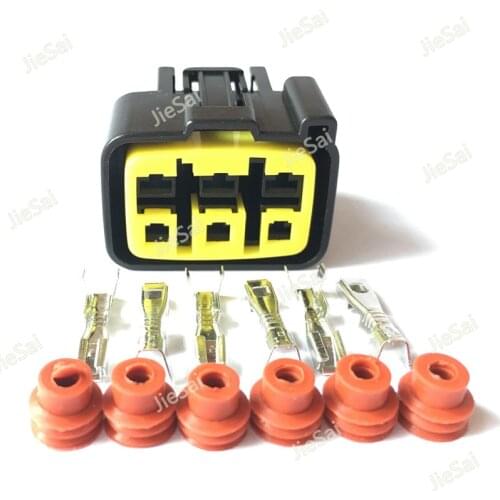 6 Pin Female Wire Harness Waterproof PA66 Auto Connector