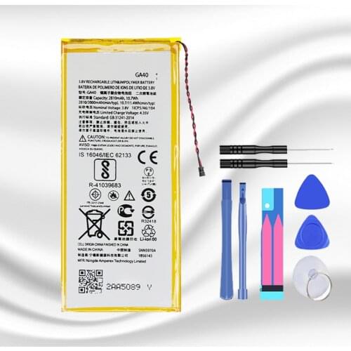 3000mah GA40 for Original Motorola Moto G4 Plus Battery XT1625 XT1622 XT1644 XT1643 XT1642 XT1640 SNN5970A Battery