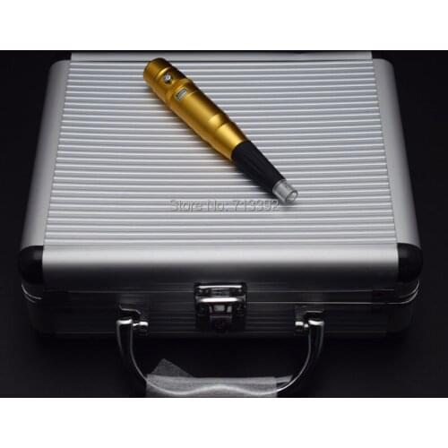 Free Shipping Aluminum Case Makeup Machine Kits Permanent Makeup Eyebrow Lips Pen Needles Lips Kits