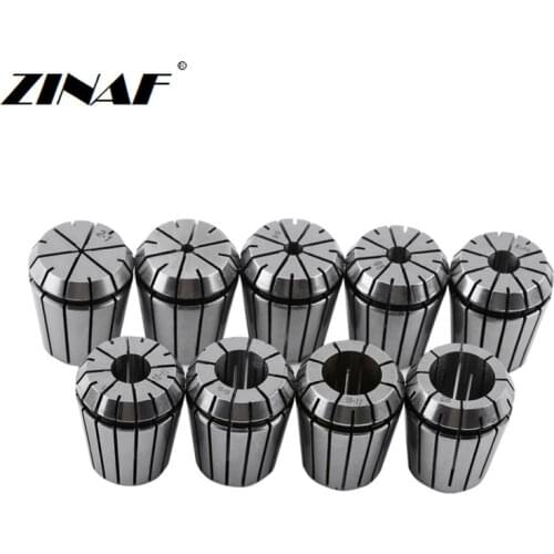 1 set ER11 ER16 ER20 ER25 ER32 spring collet chuck Accuracy 0.008mm for CNC milling tool holder Engraving machine spindle motor