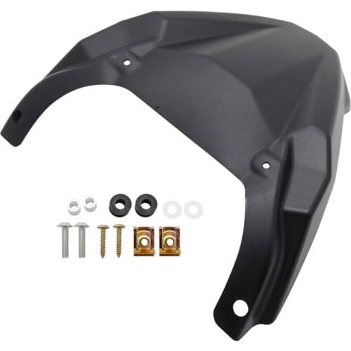 Black MT 09 Accessories Front Hugger Wheel Fender Cover Beak Nose Cone Extension for Yamaha 2015-2017