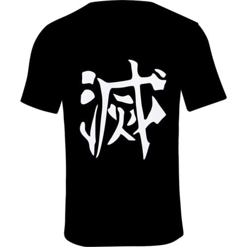 Kimetsu T Shirt Japanese Cartoon Anime Kimetsu No Yaiba 3D Print Adult Kid Popular O-Neck Short Sleeve Wholesale Discount