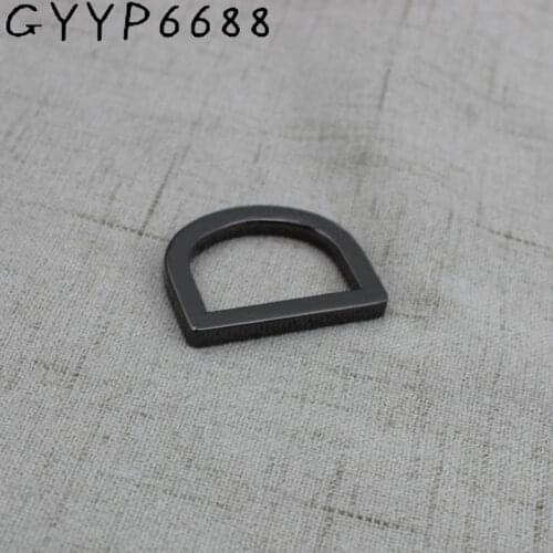 4pcs 50pcs 25mm bags' polished nickel metal Closed d ring for bags DIY metal accessory online shop free shipping