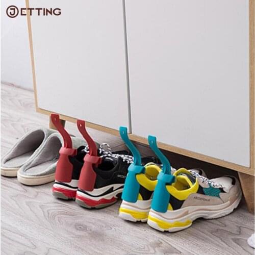 NEW 1pcs Lazy Shoes Helper Lazy Shoehorn Shoes Helper Unisex Easy To Put On And Off Sturdy Non-slip Assistant Wear Shoe Helper