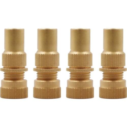 New 4Pcs 4WD Outlet Universal Off-road Automatic Tire Brass Deflator Valve Adapter 6-30 PSI Adjustable bleeder Set