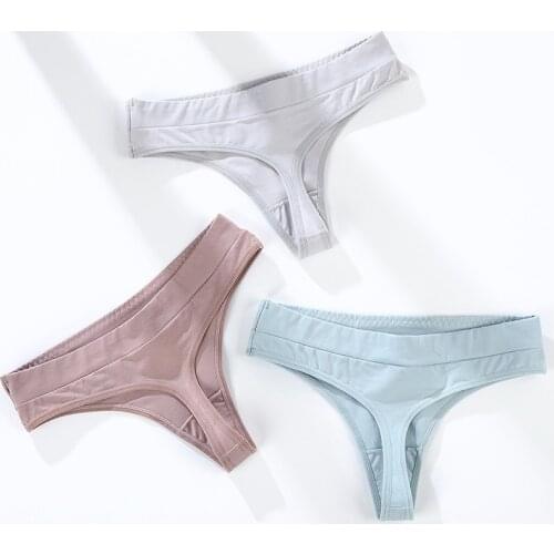 New Women Cotton Panties Femmes Sexy Underpants Ladies Briefs Underwear Plus Size Pantys Lingerie Solid 5 Color