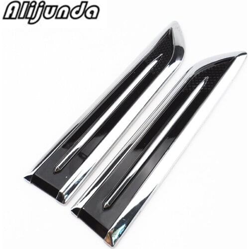 New style! 2 pieces / tool ABS Chrome trim Badge decoration sport for Focus 2 Focus 3 Fiesta Mondeo Ecosport Hyundai IX35 IX45