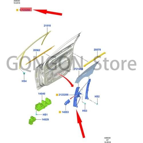 CAR Window Lifter Assembly Front Lift Left For dMo nd eoE sco rt Door Lift Bracket Electric Lift Front Door Lift
