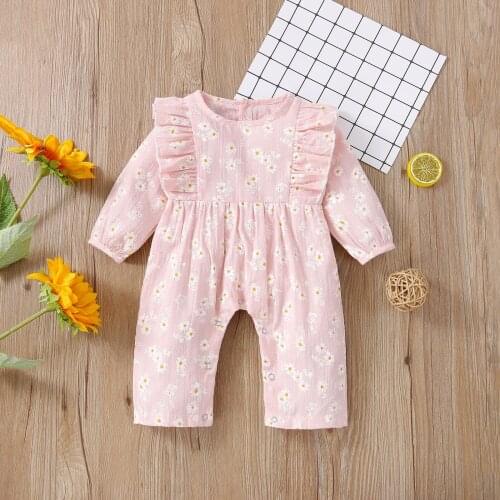 Fall Winter Newborn Baby Jumper Girl Cloth Long Sleeve Babysuit Romper 6 12 18 Month Children Split Open-seat Pants Open Crotch
