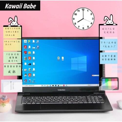 Plastic Monitor Message Memo Board for Sticky Notes Tabs Phones loyfes Computer PC Bord Notice Board Plastic Holder Stationery