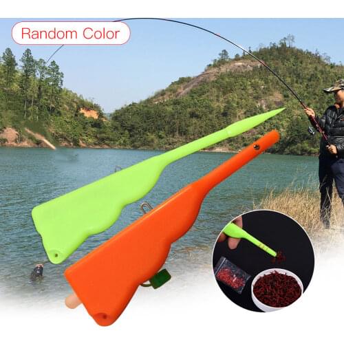 Professional Earthworm Bloodworm Clip Portable Fishing Baits Bloodworm Cilp Fishing Lures Clip Fishing Tackle Accessory