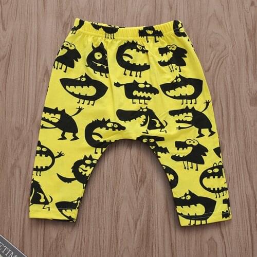 Newborn Baby Boy Girl Kids Monster Bottom Harem Pants Leggings Trousers Cotton Infant Novelty Children Loose Pants clothes