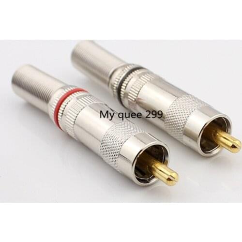 Welded lotus head video head AV head RCA head club head closed lotus plug lotus connectors