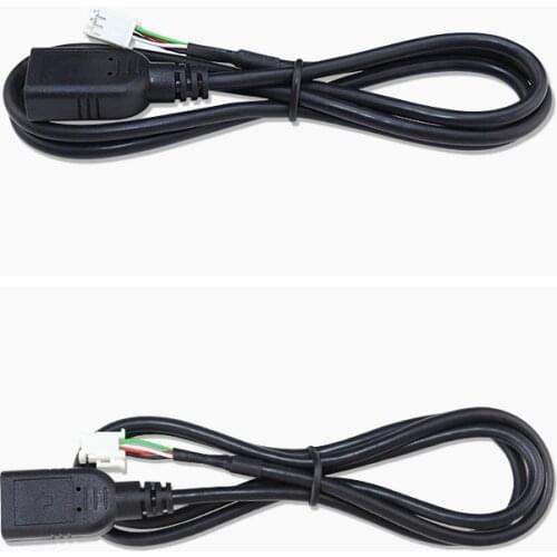 USB cable for android car radio long usb cable 4 pin and 6 pin cable adapter connector