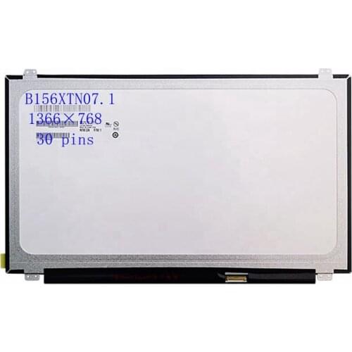 15.6" laptop lcd screeen display B156XTN07.1 B156XTN07.0 N156BGE-EA2 N156BGA-E31 1366 *768 eDP 30pin