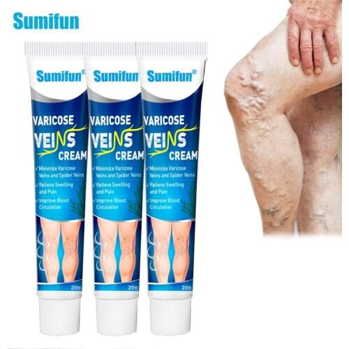 1/2/3Pcs Sumifun Original Varicose Veins Ointmnet Vasculitis Phlebitis Spider Pain Relief Cream Anti-swelling Medical Plaster
