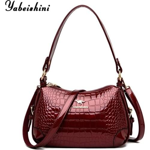 2020 Ladies Handbag Small Alligator Shoulder bags for women Tote bag Light PU Leather female Messenger bag Brand Designer bolsa