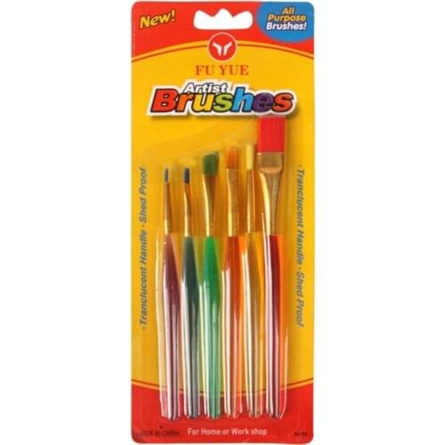 6 Pcs DIY Tool Pen Set Cake Icing Decorating Fine Painting Brush Fondant Dusting Sugar Craft