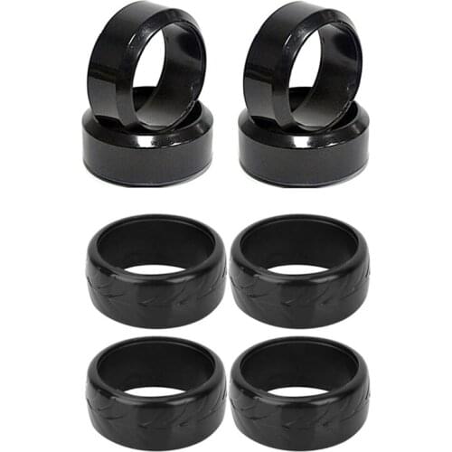 8Pcs 62mm RC Car on Road Racing T-Drift Drift Hard Tyres Tires for 1/10 HSP HPI Tamiya Yokomo HSP 94123 94103,C & A