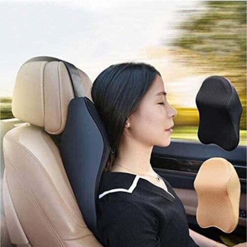 Car Neck Pillow Car Seat Headrest Neck Support Holder Auto Headrest Travel Pillows Head Support For Auto 3D Memory Foam